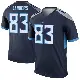 ＃83 Youth Matt Landers Navy Legend Tennessee Titans Jersey