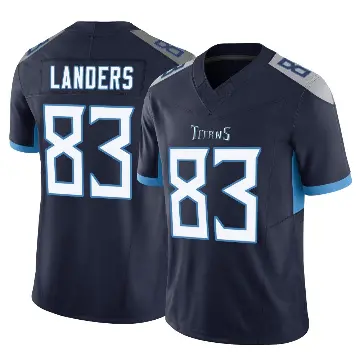 ＃83 Youth Matt Landers Navy Limited Tennessee Titans Vapor F.U.S.E. Jersey