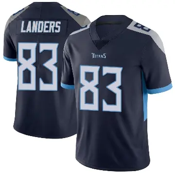 ＃83 Youth Matt Landers Navy Limited Tennessee Titans Vapor Untouchable Jersey